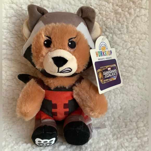 Build A Bear 7 inch Guardians of the Galaxy Rocket Raccoon w Tags 2016 - Picture 1 of 6